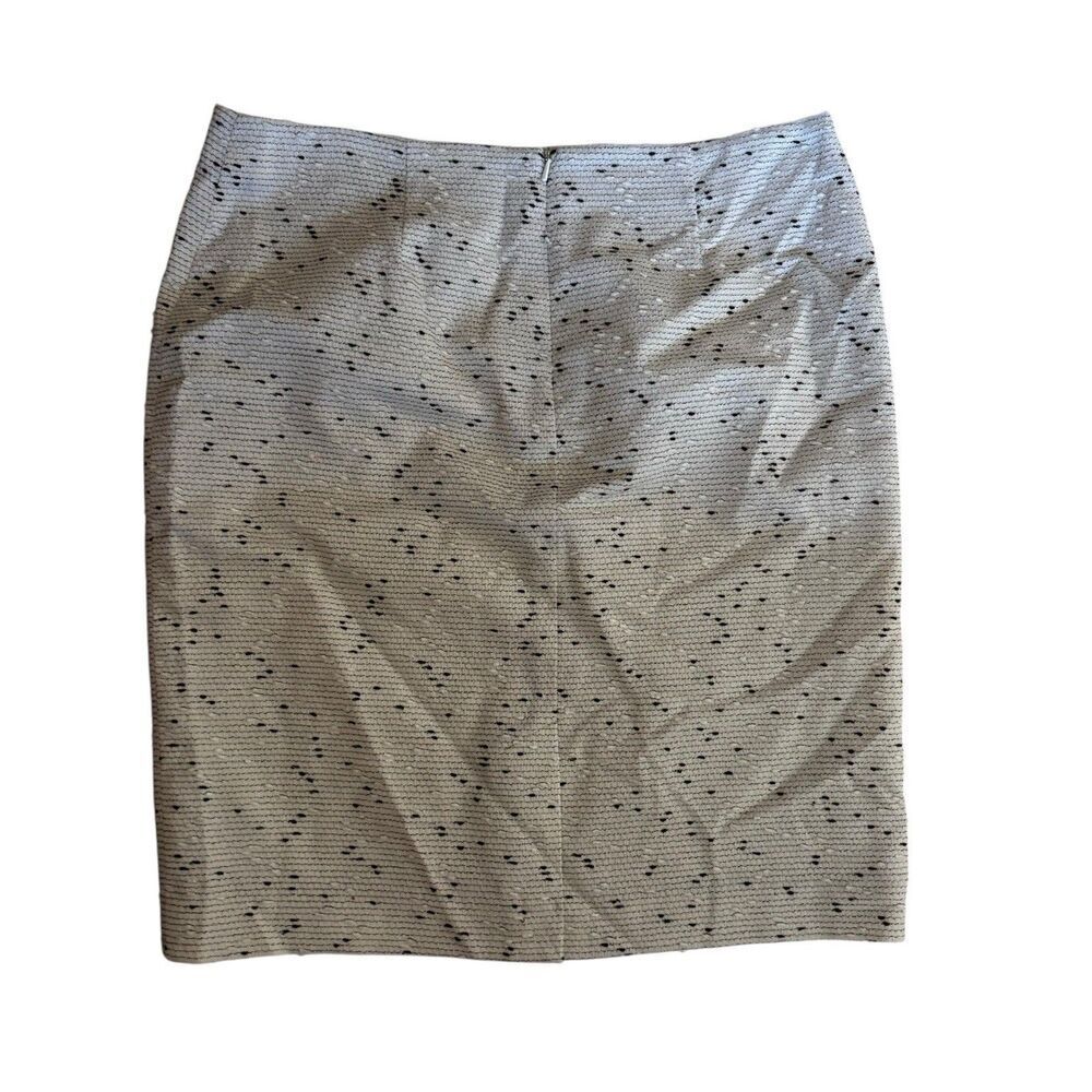 Talbots Mini Pencil Skirt Women 12P Petites Multicolor Speckled Wool Blend Zip - Picture 3 of 5